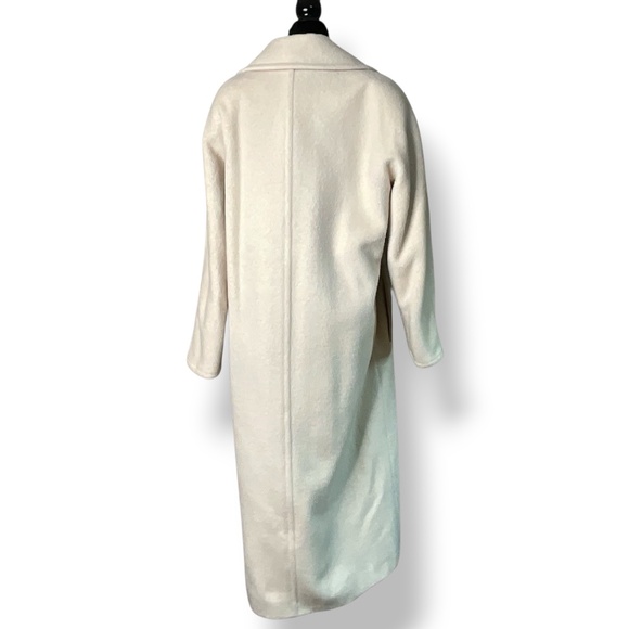 IRVING SAMUEL Vintage 1970’s - 80’s Wool Mohair Blend Double Breasted Coat Sz L - Picture 2 of 9